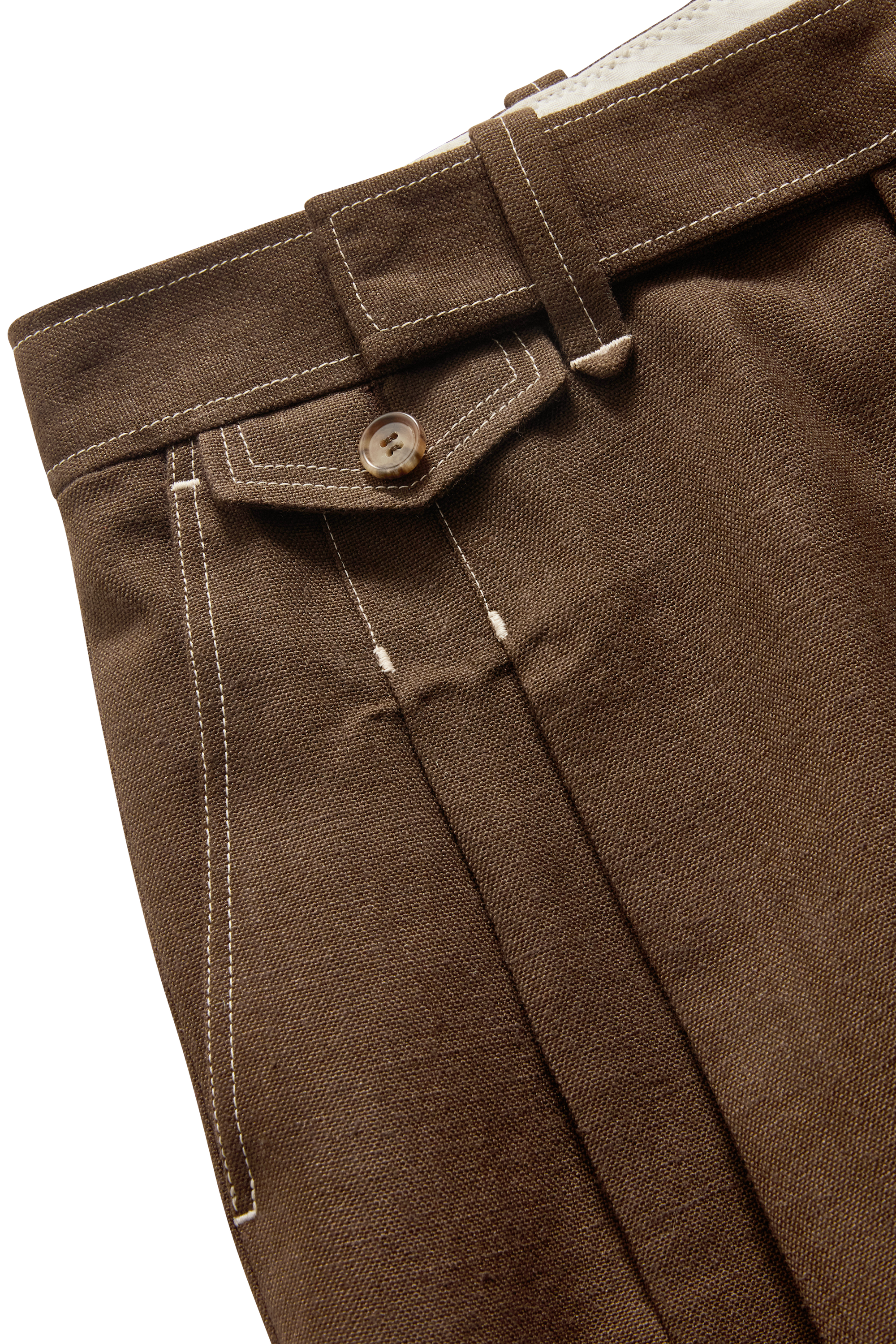 Wide Leg Trouser in Linen