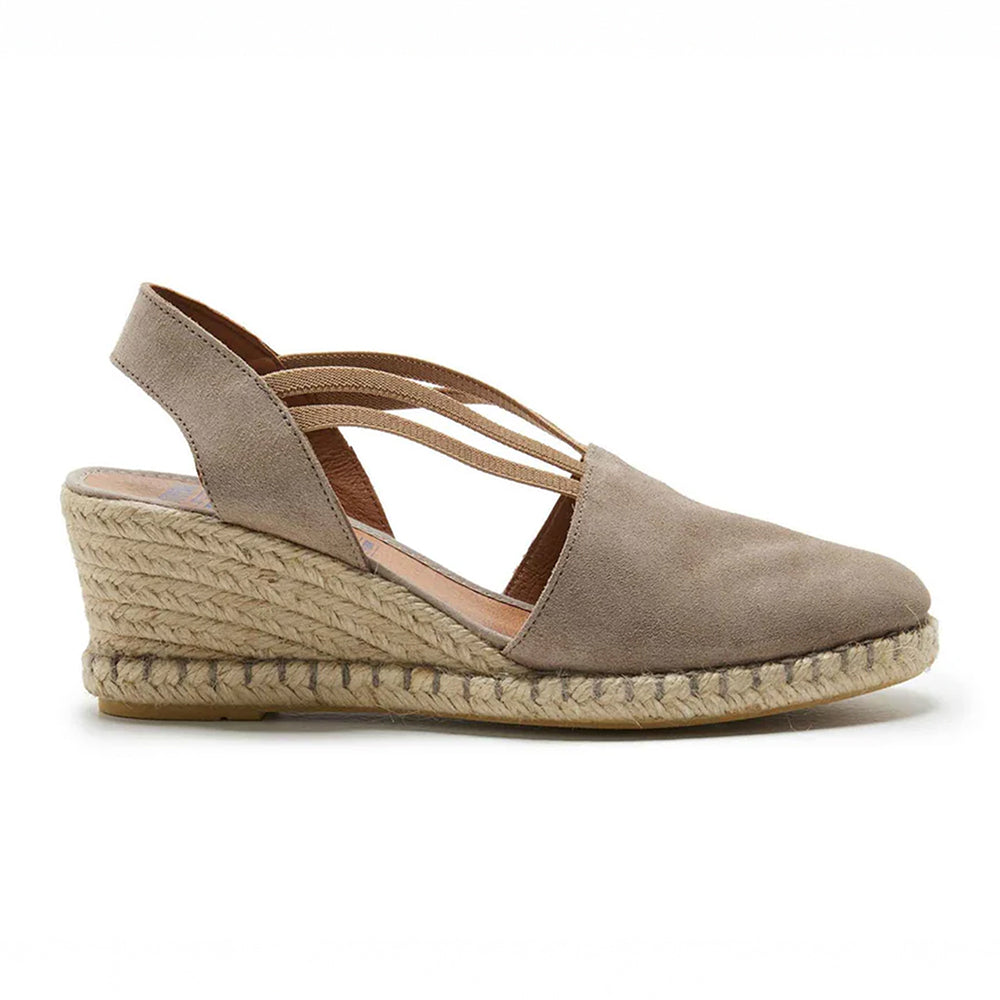 Malaga Wedge Espadrilles / Stone
