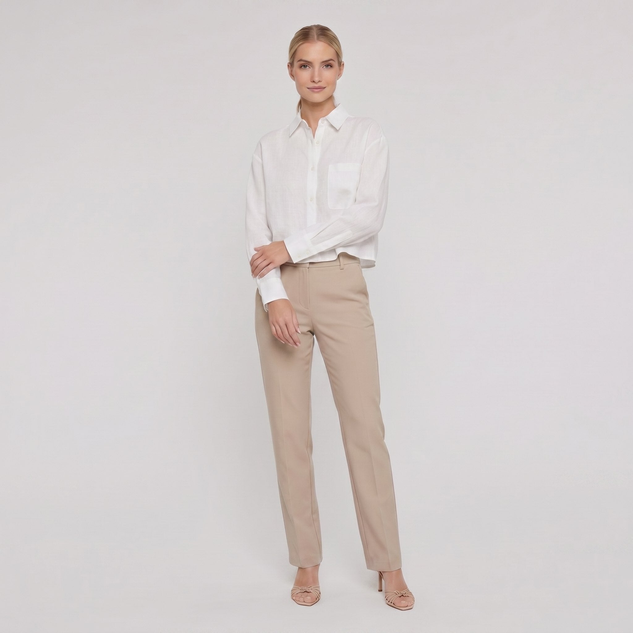 Cleo Women's Shirt | 100% Pure Linen, Oversized Fit
