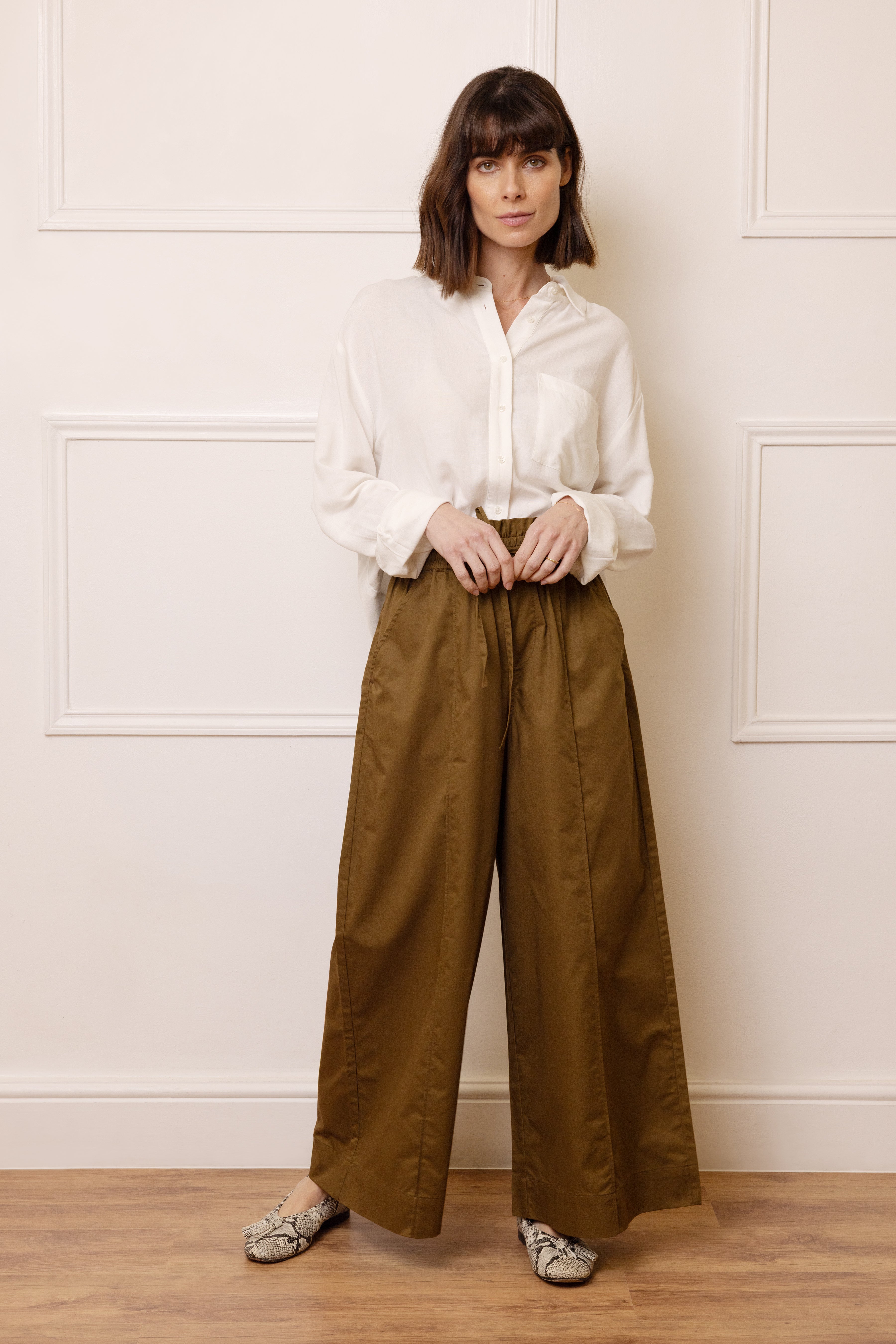 The Perfect Viscose Linen Shirt - Ivory