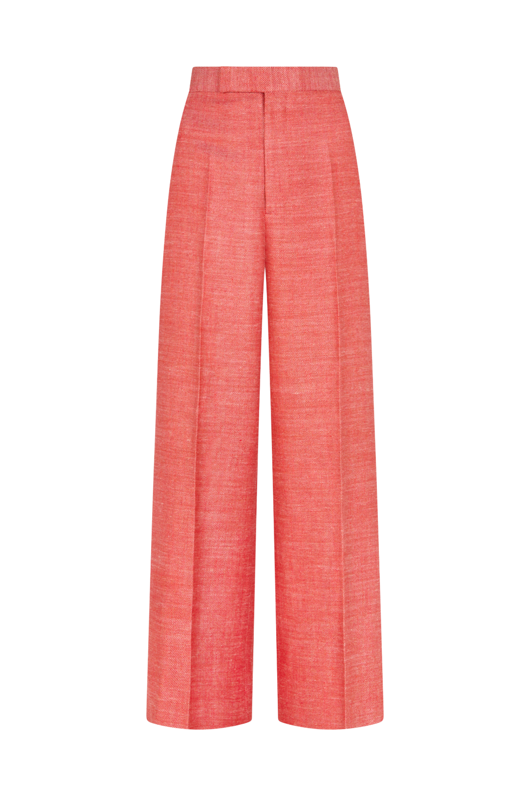 Straight Leg Trouser in Hopsack Mesh