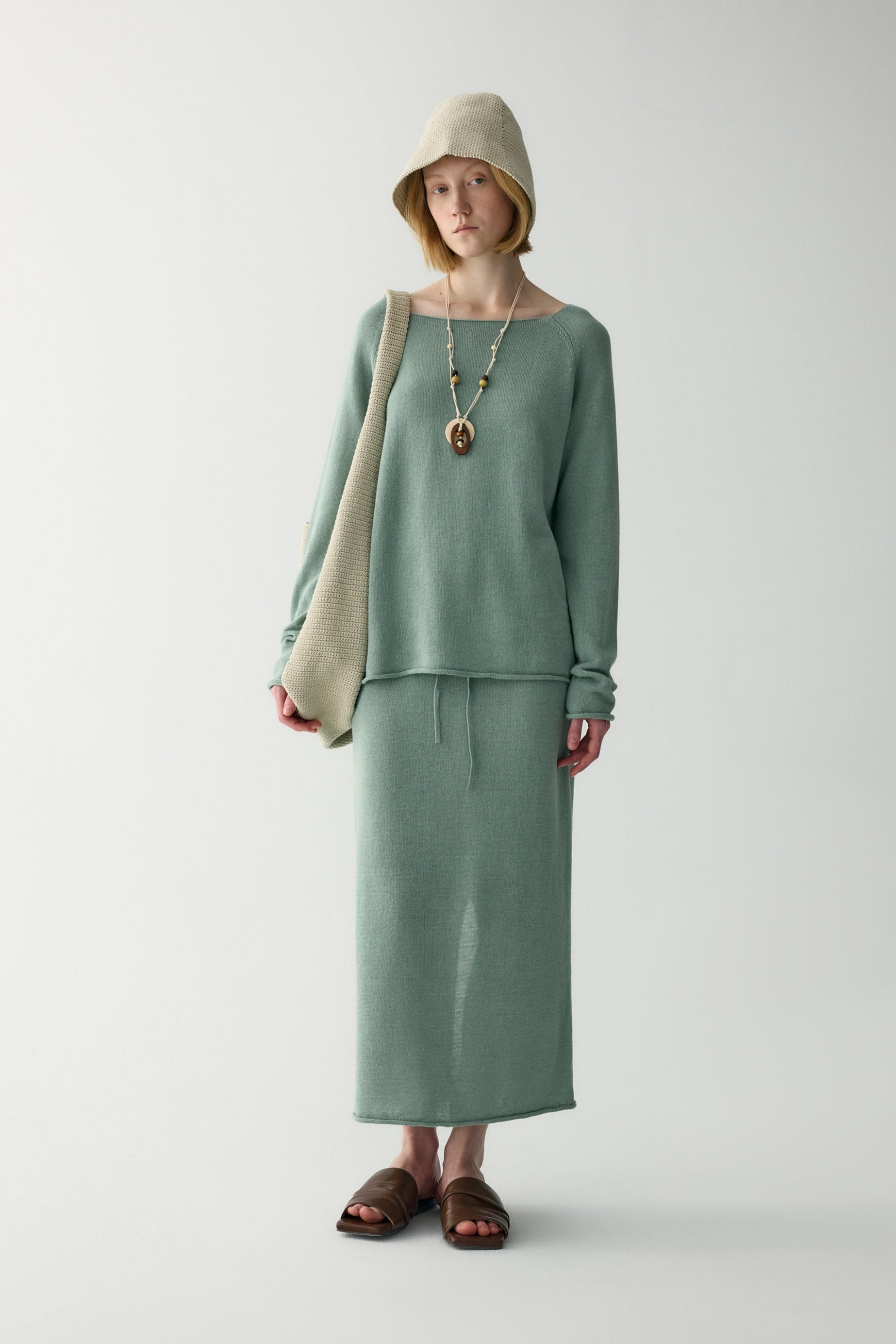 Cotton-linen Maxi Dress