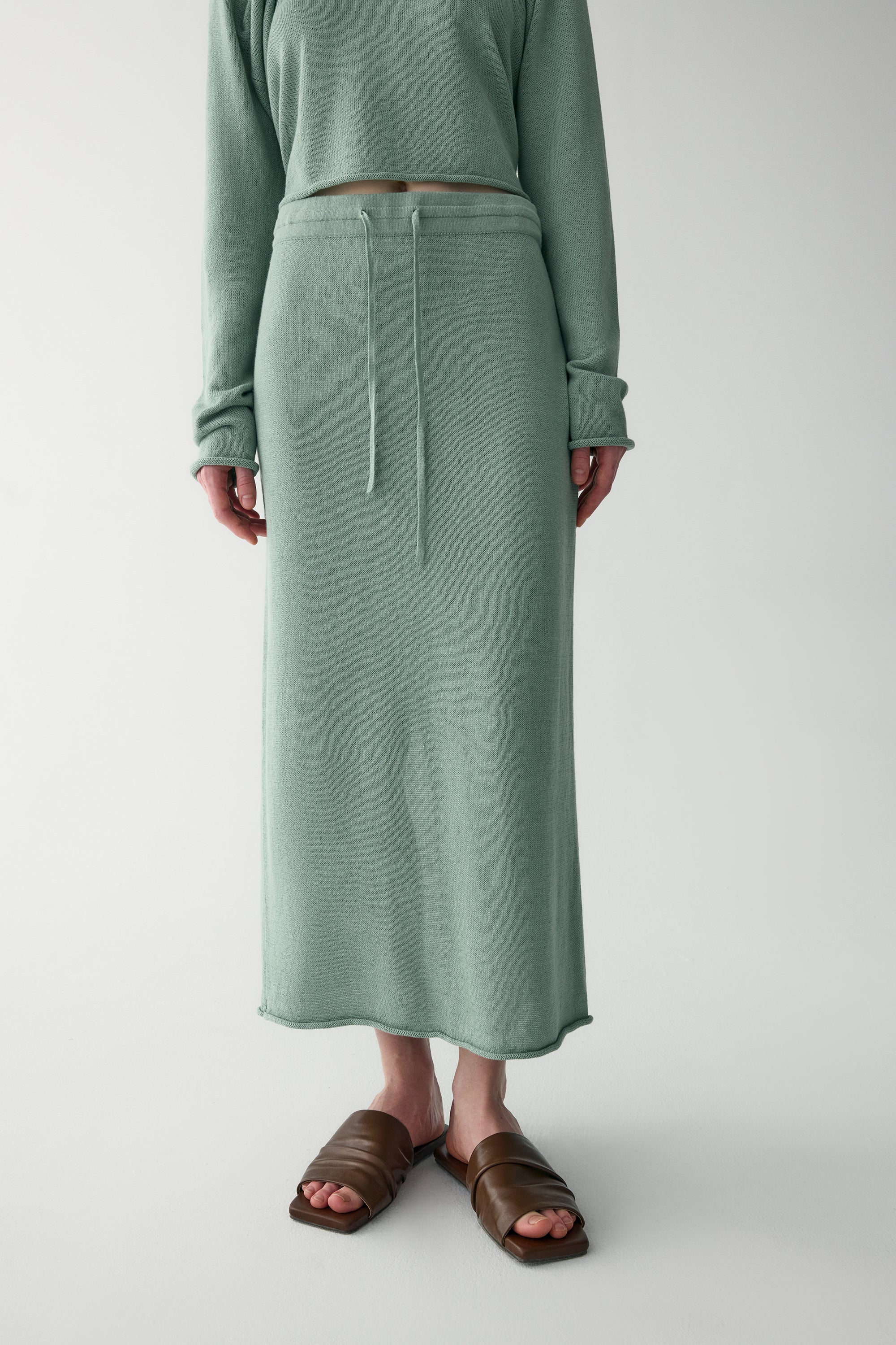 Cotton-linen Maxi Dress