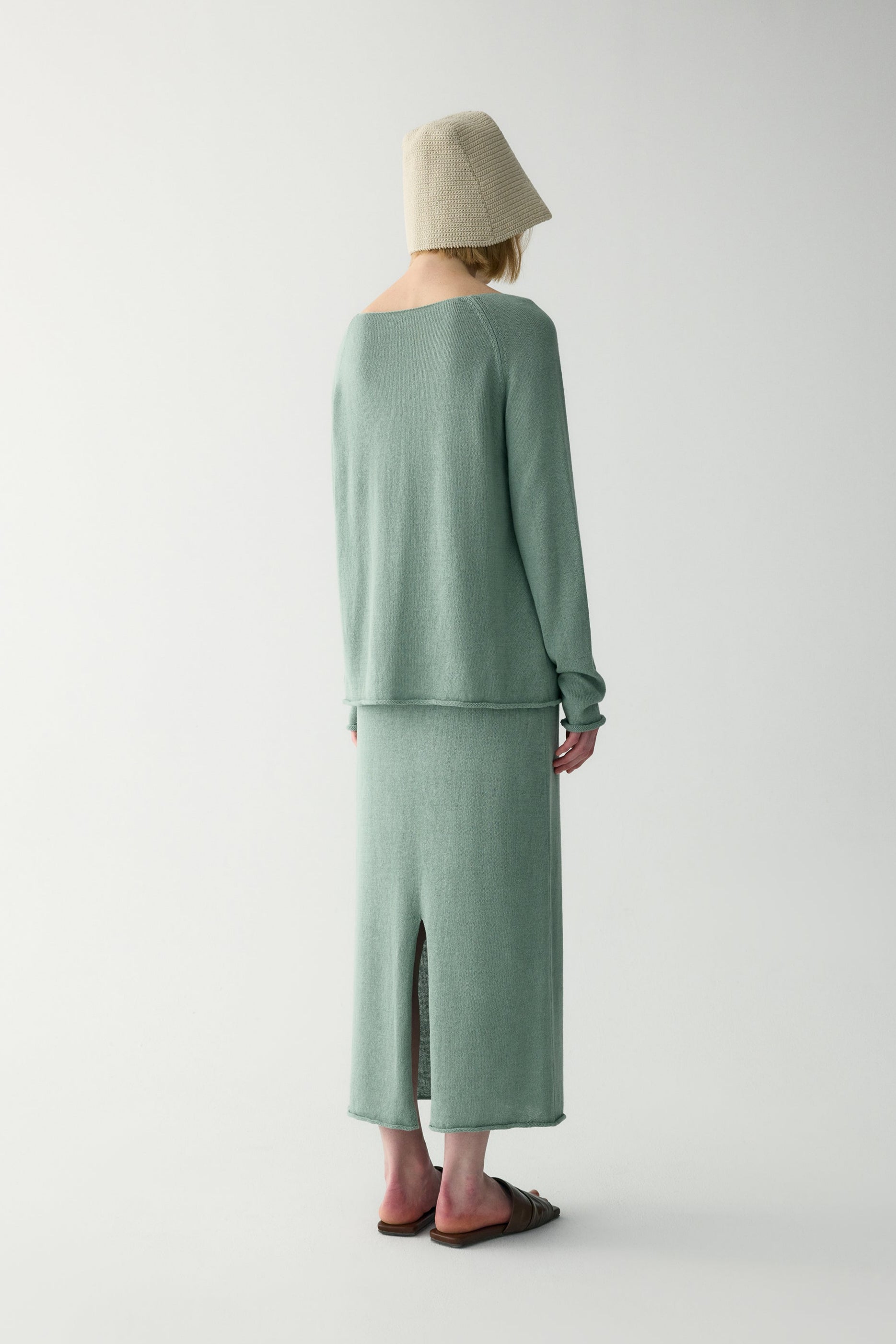 Cotton-linen Maxi Dress