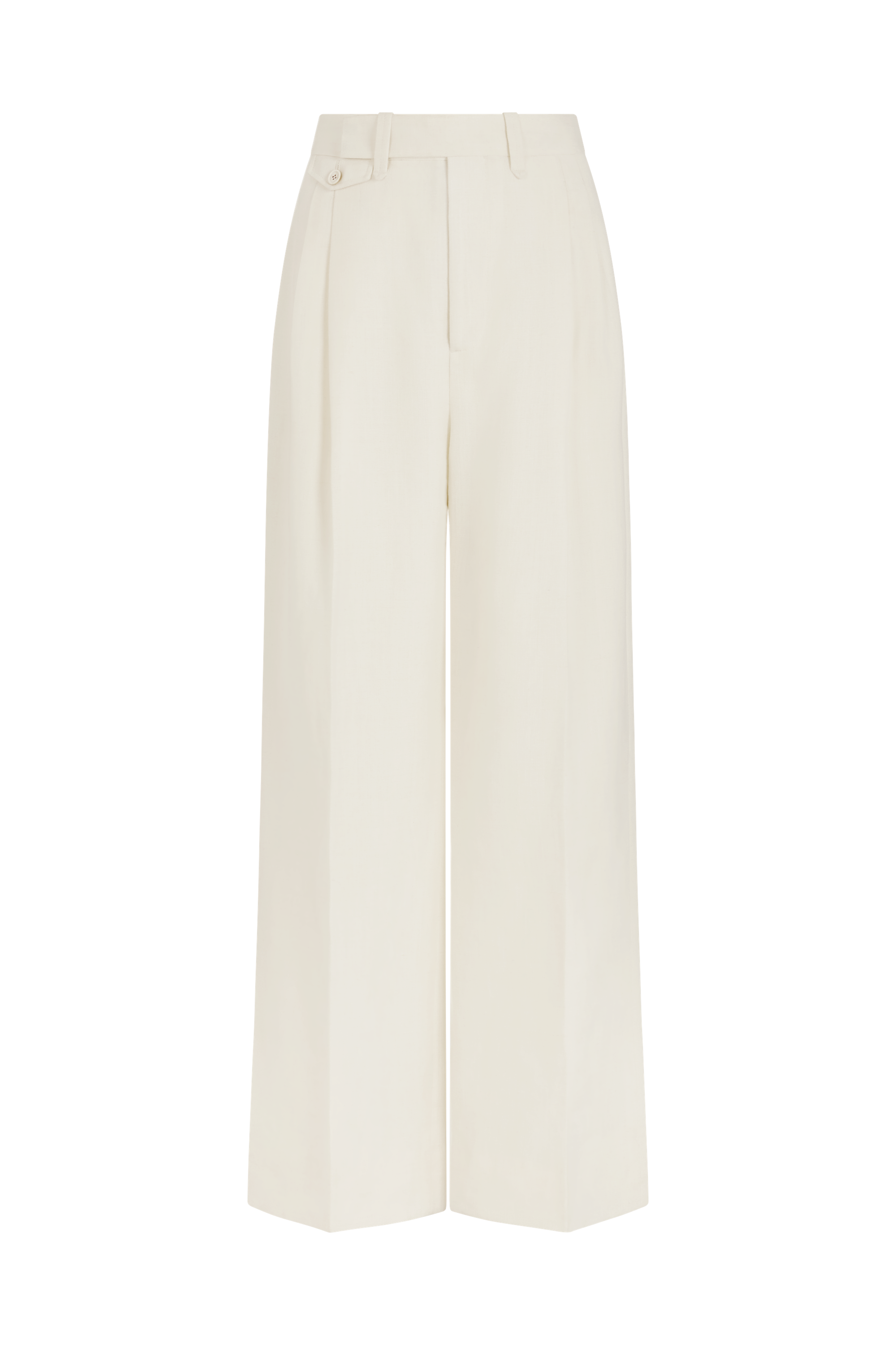Wide Leg Trouser in Linen