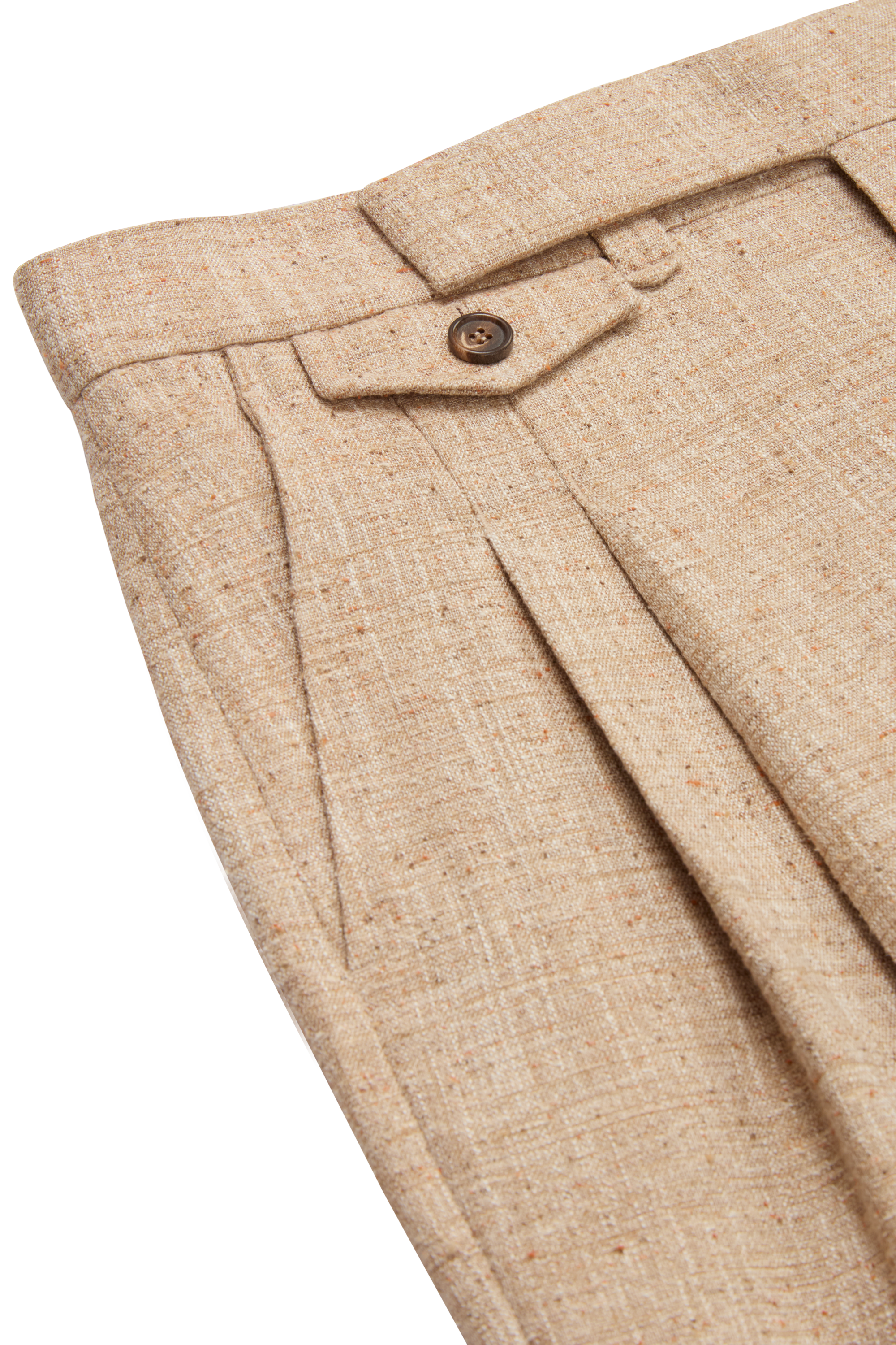 Wide Leg Trouser in Wool Silk