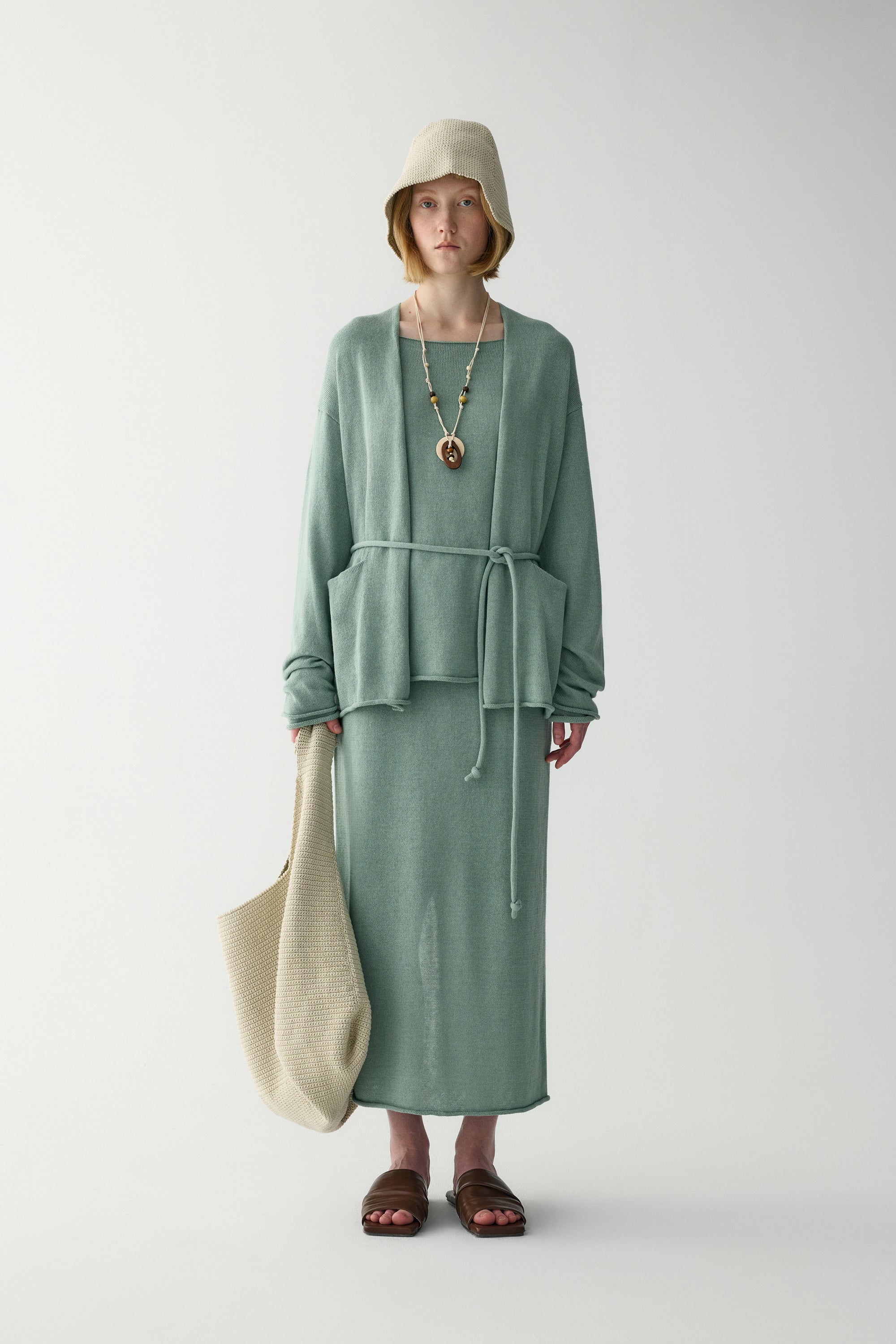 Cotton-linen Maxi Dress