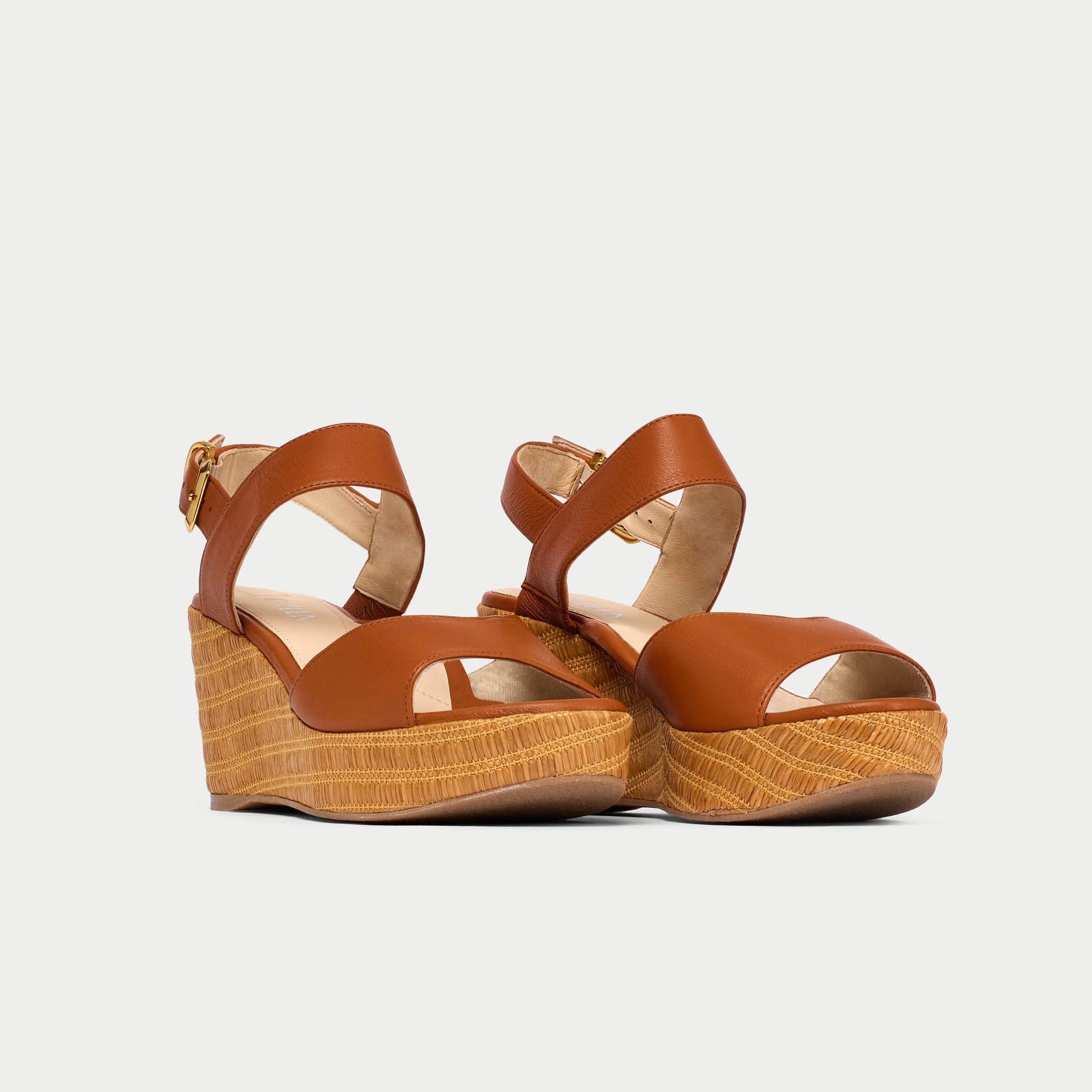 Eloise Navy Suede Wedges