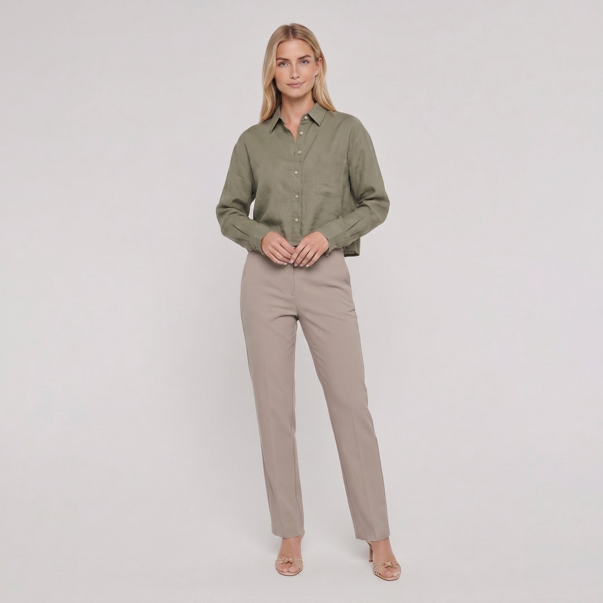 Cleo Women's Shirt | 100% Pure Linen, Oversized Fit