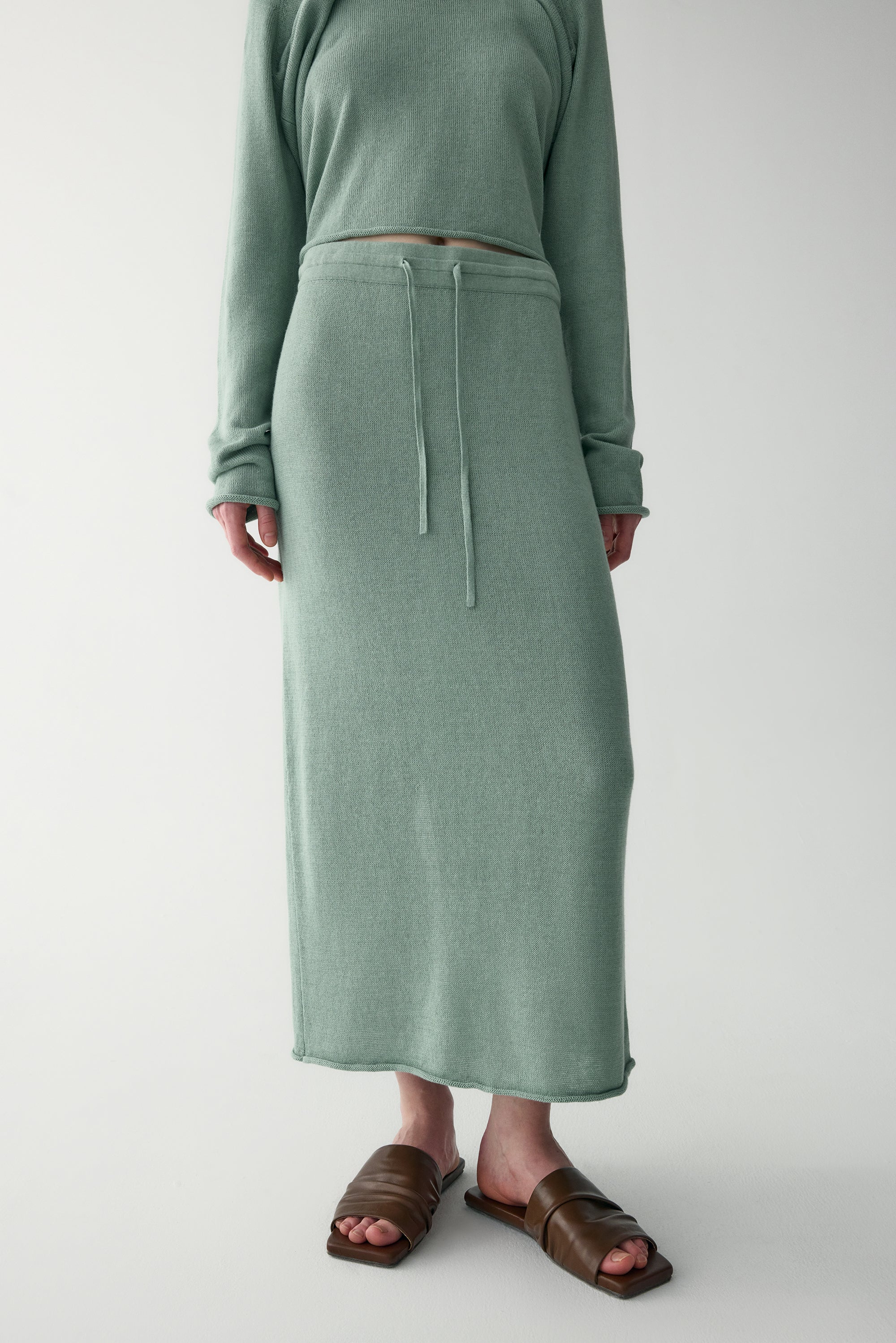 Cotton-linen Maxi Dress